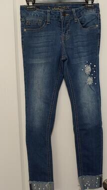 Girls Embellished Vigoss Austin Skinny Jeansi sz 12